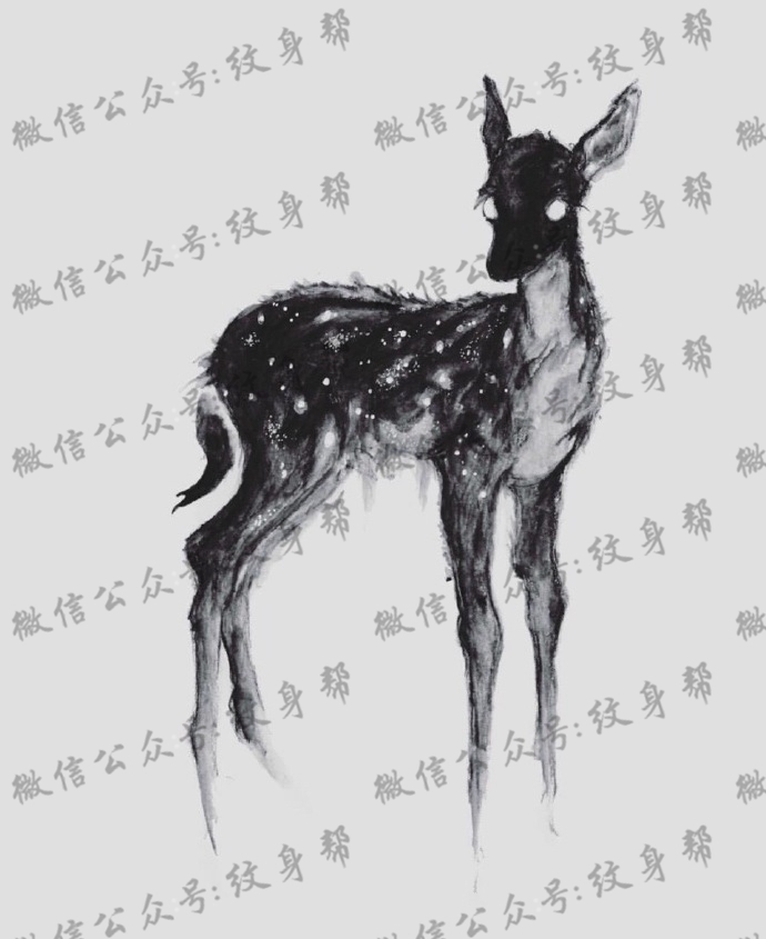 暗黑动物手稿_一套21张暗黑动物手稿纹身图案