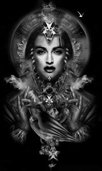 印第安美女手稿纹身图案