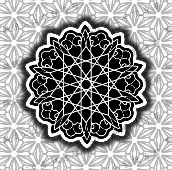 几何设计手稿_一套15张圆形几何设计纹身手稿素材欣赏