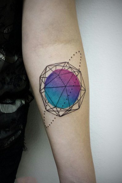 小清新纹身  唯美的小清新纹身图案