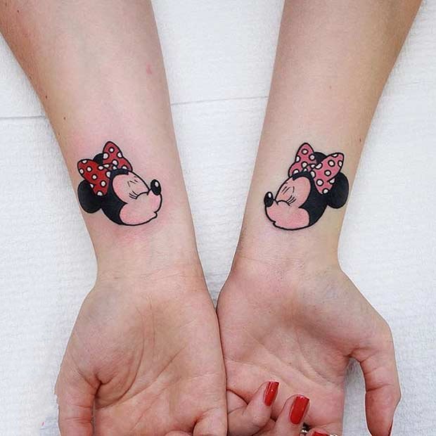 纹身卡通人物  极具创意的迪士尼卡通人物纹身图案