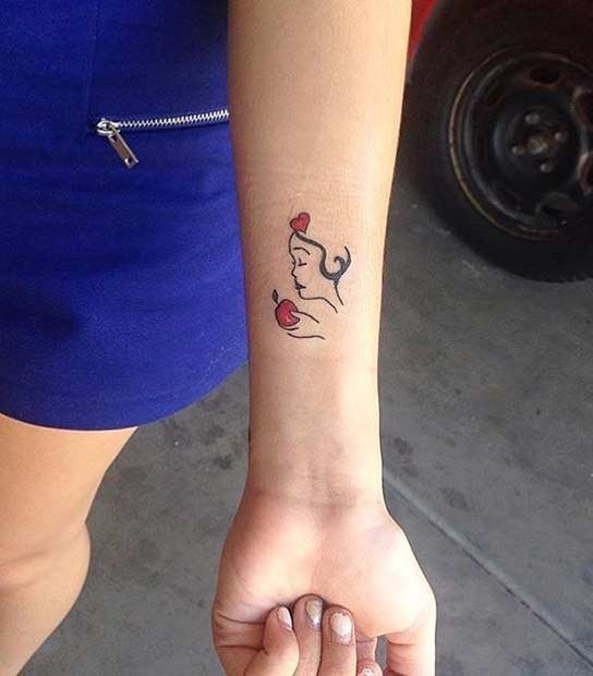 纹身卡通人物  极具创意的迪士尼卡通人物纹身图案