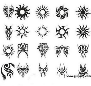 经典小图腾纹身图案