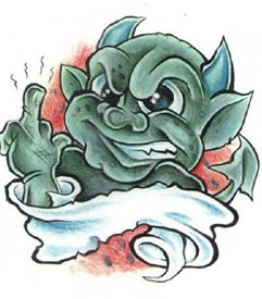 精美可爱的小般若纹身图案