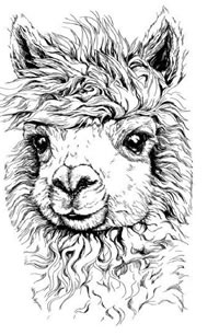 可爱的小山羊纹身图案