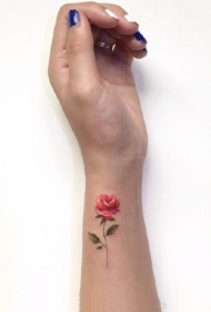 一组手腕简约小清新纹身图案作品
