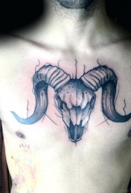 羊的纹身图案   多款设计别样的羊纹身图案