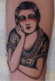 人物纹身图案女   形态各异的女生人物纹身图案