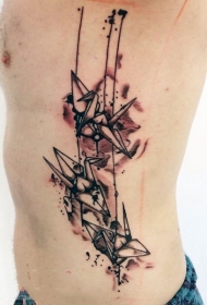 几何 纹身图案   多款设计感十足的折纸纹身图案