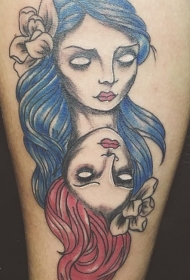 纹身双子座  创意而又别致的双子座纹身图案