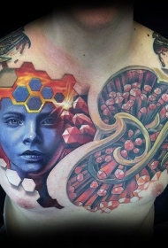 3d写实纹身   多款炫酷亮眼的3D写实纹身图案