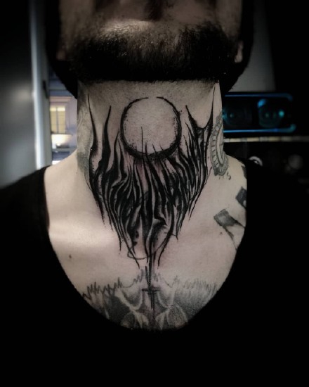 32张国外大师的几十张优秀暗黑纹身图案