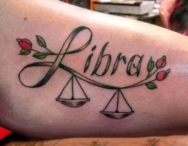 天秤纹身图案 神秘的天秤元素纹身图案
