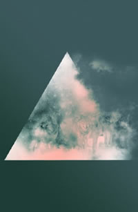 抽象派三角纹身图案