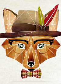 动物纹身手稿_一组17张彩色动物创意设计纹身手稿图案