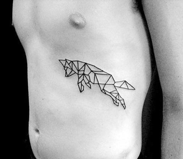 纹身图案胸部男   多款黑色的男生胸部纹身图案