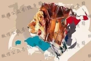 凶猛的狮子纹身图案