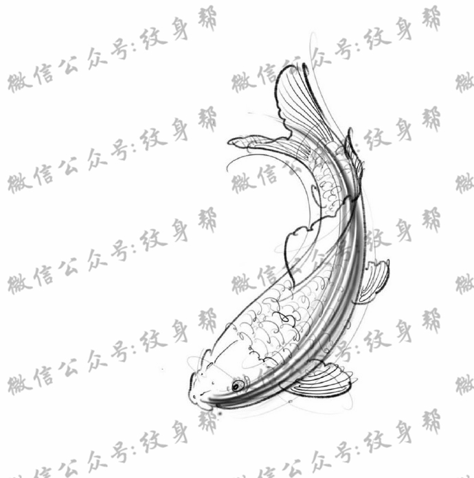 速写纹身手稿_一组23张简约速写纹身手稿图案