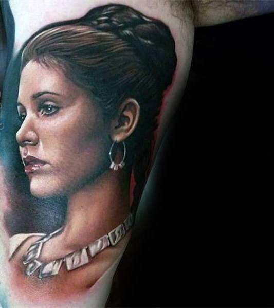 纹身人物图片  精神焕发的人物纹身图案