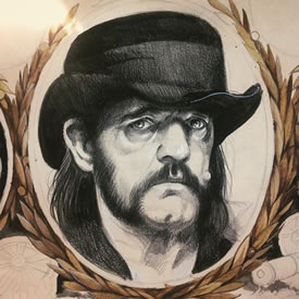 素描欧美肖像纹身图案