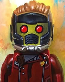 手稿的机器人纹身图案