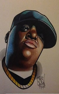 手稿逼真写实肖像纹身图案