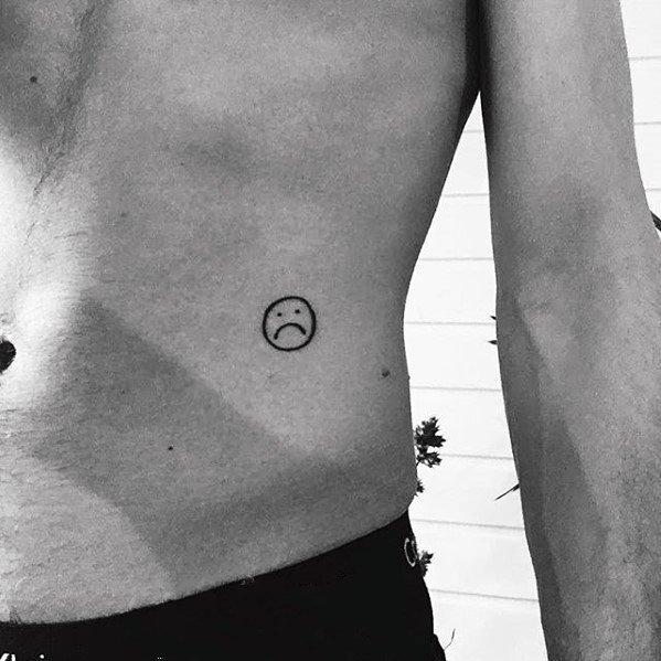 表情符号纹身  有趣的表情符号纹身图案