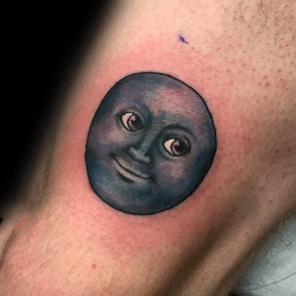 表情符号纹身  有趣的表情符号纹身图案