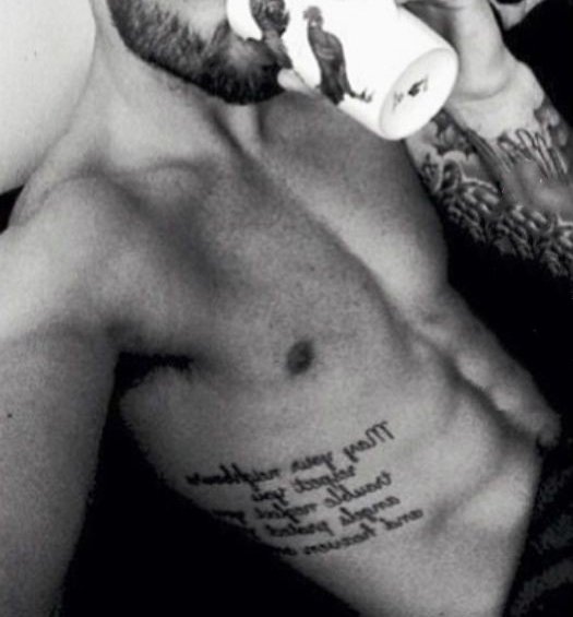 腰部纹身   多款男生腰部的创意纹身图案