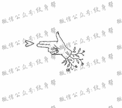 小清新手稿_一套33张超简约的小清新纹身手稿图案