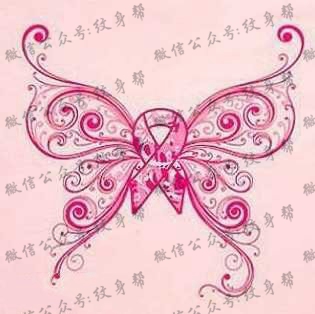 手稿漂亮好看的蝴蝶图腾纹身图案