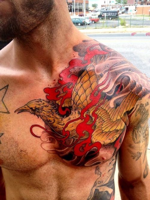 侧腰纹身图   设计感十足的侧腰纹身图案