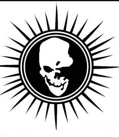 手稿图腾太阳纹身图案