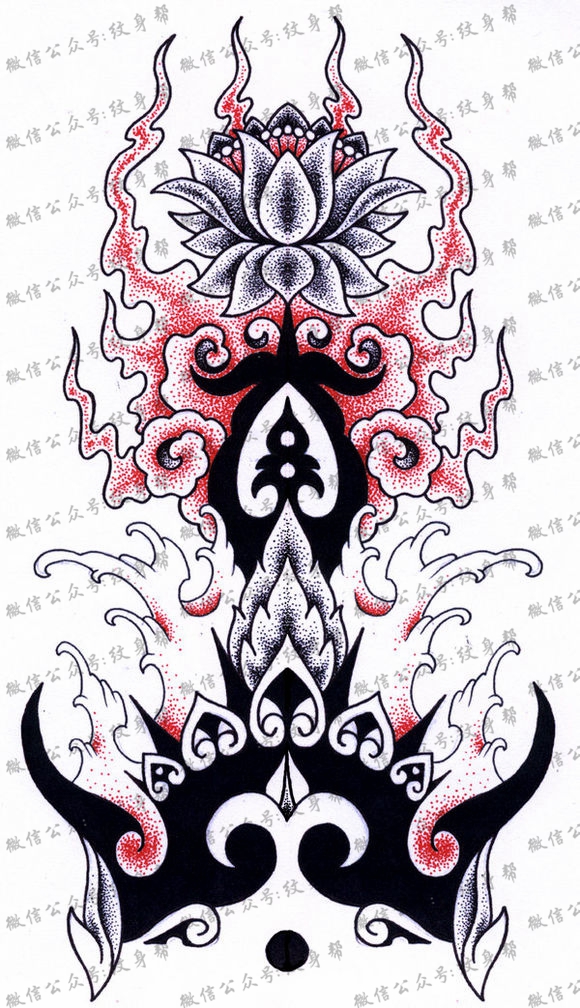 手臂点刺手稿_35张适合手臂的纹身点刺手稿图案