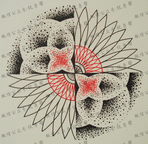 手臂点刺手稿_35张适合手臂的纹身点刺手稿图案