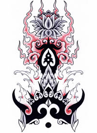 手臂点刺手稿_35张适合手臂的纹身点刺手稿图案