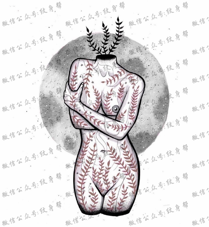 女性身体艺术手稿_一组9张关于女性身体艺术手稿图案素材