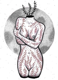 女性身体艺术手稿_一组9张关于女性身体艺术手稿图案素材