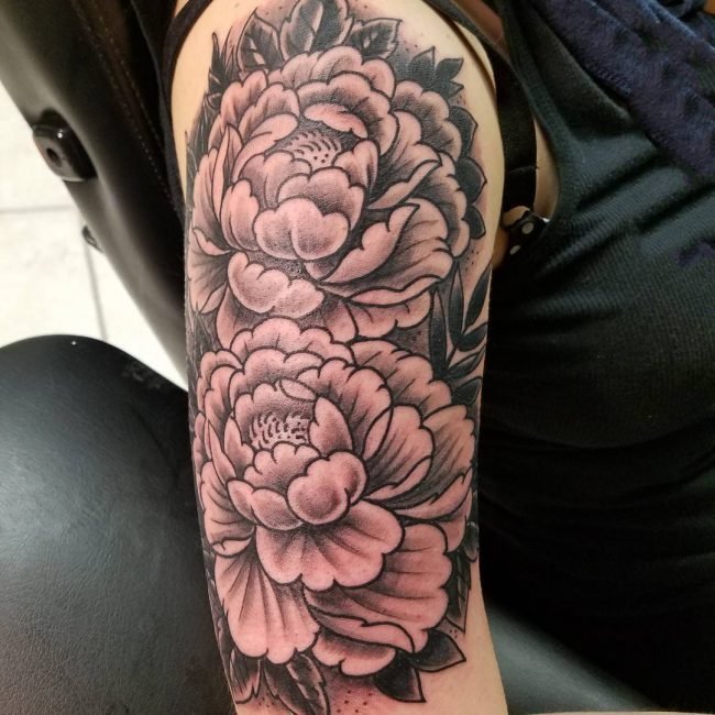 唯美纹身小图案   清新秀雅的花朵纹身图案