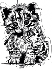 创意动物手稿_一套27张优秀的动物创意纹身手稿图案