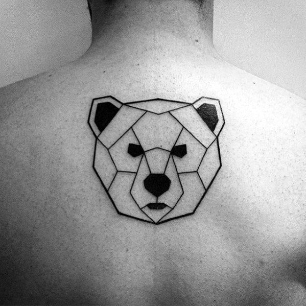 纹身背部    设计感十足的背部纹身图案