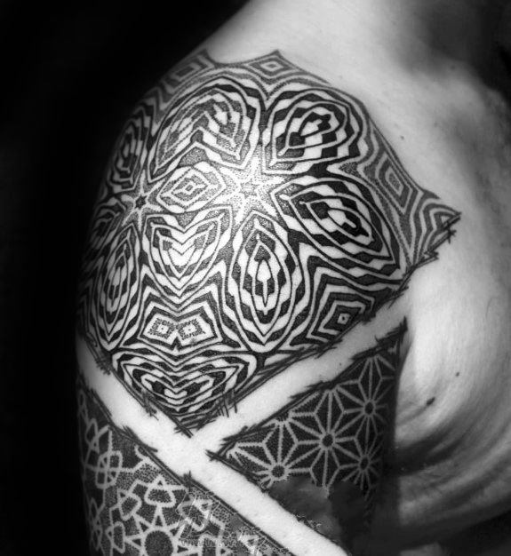 几何 纹身图案  多款精致的几何纹身图案