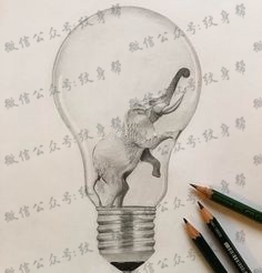 灯泡纹身手稿_一组34张灯泡手稿纹身图案素材