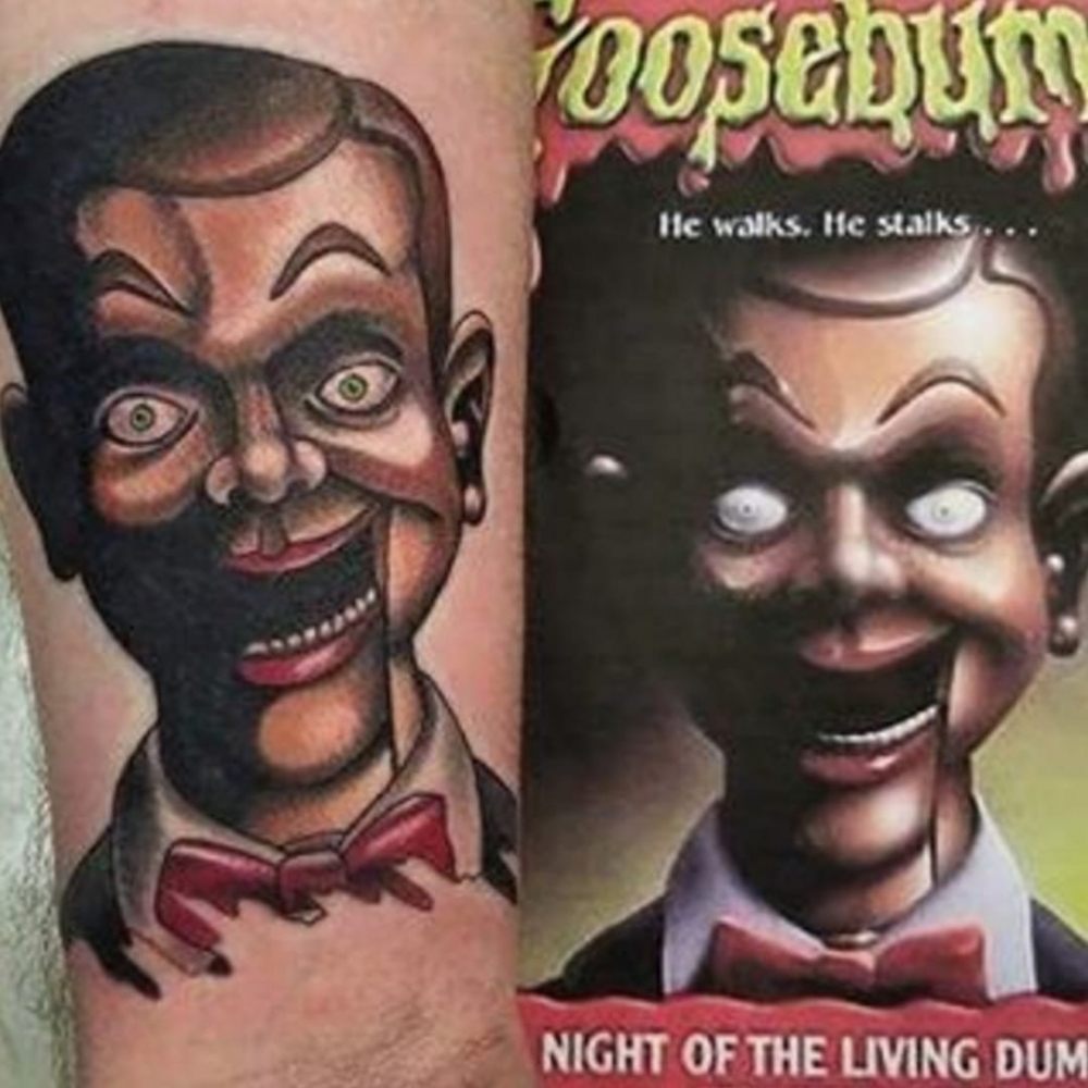 鬼怪纹身图案 多款彩绘纹身的鬼怪纹身图案