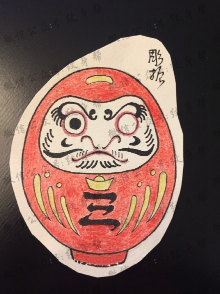 达摩蛋纹身手稿_40张达摩蛋手稿纹身图案素材