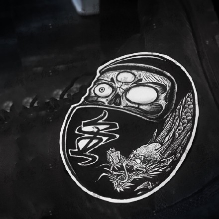 达摩蛋纹身手稿_40张达摩蛋手稿纹身图案素材