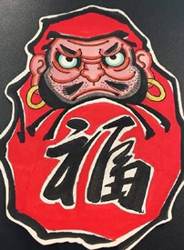 达摩蛋纹身手稿_40张达摩蛋手稿纹身图案素材