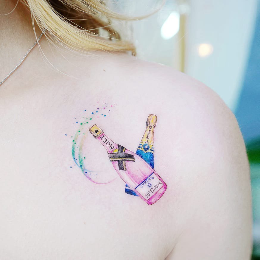 写实风格纹身   多款黑白灰风格和彩绘风格的写实风格纹身图案