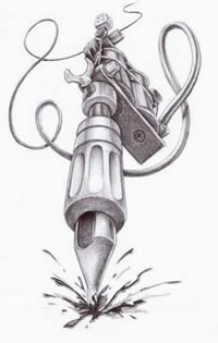 手稿纹身机纹身图案