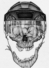 创意骷髅手稿_一套11张有创意的骷髅纹身手稿图案